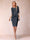 Sheath/Column Scoop Half Sleeves 2 Pieces Mother of the Bride Dress with Applique