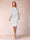 Sheath/Column Scoop Half Sleeves 2 Pieces Mother of the Bride Dress with Applique