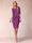Sheath/Column Scoop Half Sleeves 2 Pieces Mother of the Bride Dress with Applique
