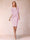 Sheath/Column Scoop Half Sleeves 2 Pieces Mother of the Bride Dress with Applique