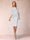 Sheath/Column Scoop Half Sleeves 2 Pieces Mother of the Bride Dress with Applique