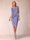 Sheath/Column Scoop Half Sleeves 2 Pieces Mother of the Bride Dress with Applique