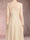 A-Line/Princess Scoop Long Sleeves Mother of the Bride Dresses with Applique