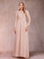 A-Line/Princess Scoop Long Sleeves Mother of the Bride Dresses with Applique