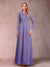 A-Line/Princess Scoop Long Sleeves Mother of the Bride Dresses with Applique