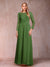 A-Line/Princess Scoop Long Sleeves Mother of the Bride Dresses with Applique