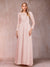 A-Line/Princess Scoop Long Sleeves Mother of the Bride Dresses with Applique