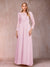A-Line/Princess Scoop Long Sleeves Mother of the Bride Dresses with Applique