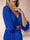 A-Line/Princess V-Neck Half Sleeves Mother of the Bride Dresses with Sash