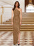 Sheath/Column One-Shoulder Sleeveless Evening Dresses with Split Side