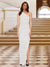Sheath/Column One-Shoulder Sleeveless Evening Dresses with Split Side