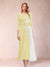A-Line/Princess Scoop 3/4 Sleeves Mother of the Bride Dresses with Applique
