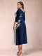 A-Line/Princess Scoop 3/4 Sleeves Plus Size Mother of the Bride Dresses with Applique