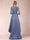 A-Line/Princess Scoop 3/4 Sleeves Mother of the Bride Dresses with Ruffles