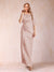 Sheath/Column Scoop Half Sleeves Mother of the Bride Dresses with Ruched