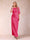 Sheath/Column Scoop Half Sleeves Mother of the Bride Dresses with Ruched