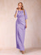 Sheath/Column Scoop Half Sleeves Mother of the Bride Dresses with Ruched