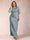 Sheath/Column Scoop Half Sleeves Plus Size Mother of the Bride Dresses with Ruched