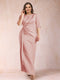 Sheath/Column Scoop Half Sleeves Plus Size Mother of the Bride Dresses with Ruched