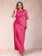 Sheath/Column Scoop Half Sleeves Plus Size Mother of the Bride Dresses with Ruched