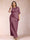Sheath/Column Scoop Half Sleeves Plus Size Mother of the Bride Dresses with Ruched