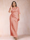 Sheath/Column Scoop Half Sleeves Plus Size Mother of the Bride Dresses with Ruched