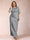 Sheath/Column Scoop Half Sleeves Plus Size Mother of the Bride Dresses with Ruched