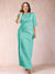 Sheath/Column Scoop Half Sleeves Plus Size Mother of the Bride Dresses with Ruched