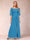 Sheath/Column Off-the-Shoulder Half Sleeves Mother of the Bride Dresses with Applique