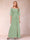 Sheath/Column Off-the-Shoulder Half Sleeves Mother of the Bride Dresses with Applique