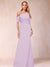 Trumpet/Mermaid One-Shoulder Half Sleeves Mother of the Bride Dresses with Ruched