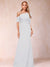 Trumpet/Mermaid One-Shoulder Half Sleeves Mother of the Bride Dresses with Ruched