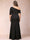 Trumpet/Mermaid One-Shoulder Half Sleeves Plus Size Mother of the Bride Dresses with Ruched