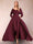 A-Line/Princess V-Neck 3/4 Sleeves Jumpsuits with Belt