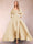 A-Line/Princess V-Neck 3/4 Sleeves Jumpsuits with Belt
