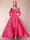 A-Line/Princess V-Neck 3/4 Sleeves Jumpsuits with Belt