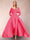 A-Line/Princess V-Neck 3/4 Sleeves Jumpsuits with Belt