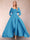 A-Line/Princess V-Neck 3/4 Sleeves Jumpsuits with Belt