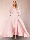 A-Line/Princess V-Neck 3/4 Sleeves Jumpsuits with Belt