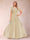 A-Line/Princess Scoop Short Sleeves Jumpsuit with Applique