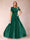 A-Line/Princess Scoop Short Sleeves Jumpsuit with Applique