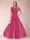 A-Line/Princess Scoop Short Sleeves Jumpsuit with Applique