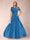 A-Line/Princess Scoop Short Sleeves Jumpsuit with Applique