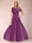 A-Line/Princess Scoop Short Sleeves Jumpsuit with Applique