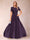 A-Line/Princess Scoop Short Sleeves Jumpsuit with Applique
