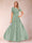 A-Line/Princess Scoop Short Sleeves Jumpsuit with Applique