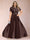 A-Line/Princess Scoop Short Sleeves Plus Size Mother of the Bride Jumpsuit with Applique