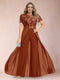 A-Line/Princess Scoop Short Sleeves Plus Size Mother of the Bride Jumpsuit with Applique
