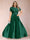 A-Line/Princess Scoop Short Sleeves Plus Size Mother of the Bride Jumpsuit with Applique