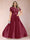 A-Line/Princess Scoop Short Sleeves Plus Size Mother of the Bride Jumpsuit with Applique